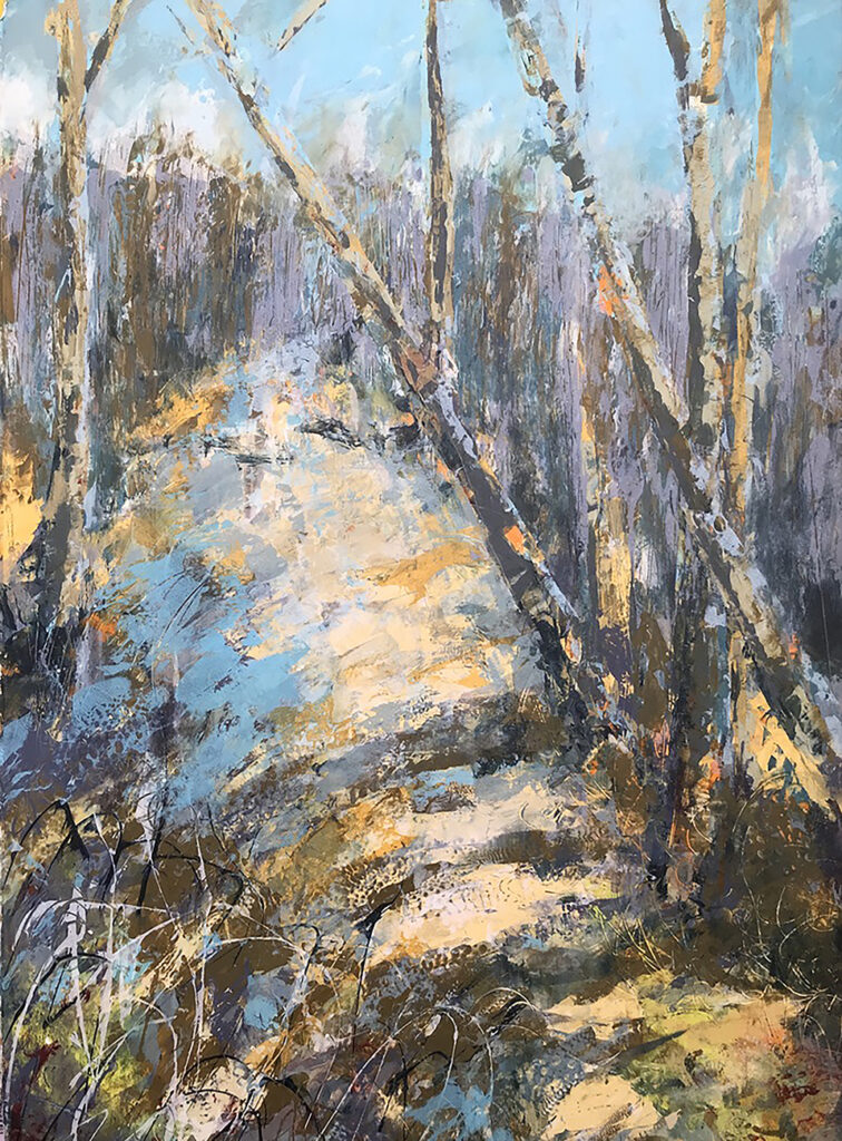 Winter Walk Gail Mason 76x56cm Available