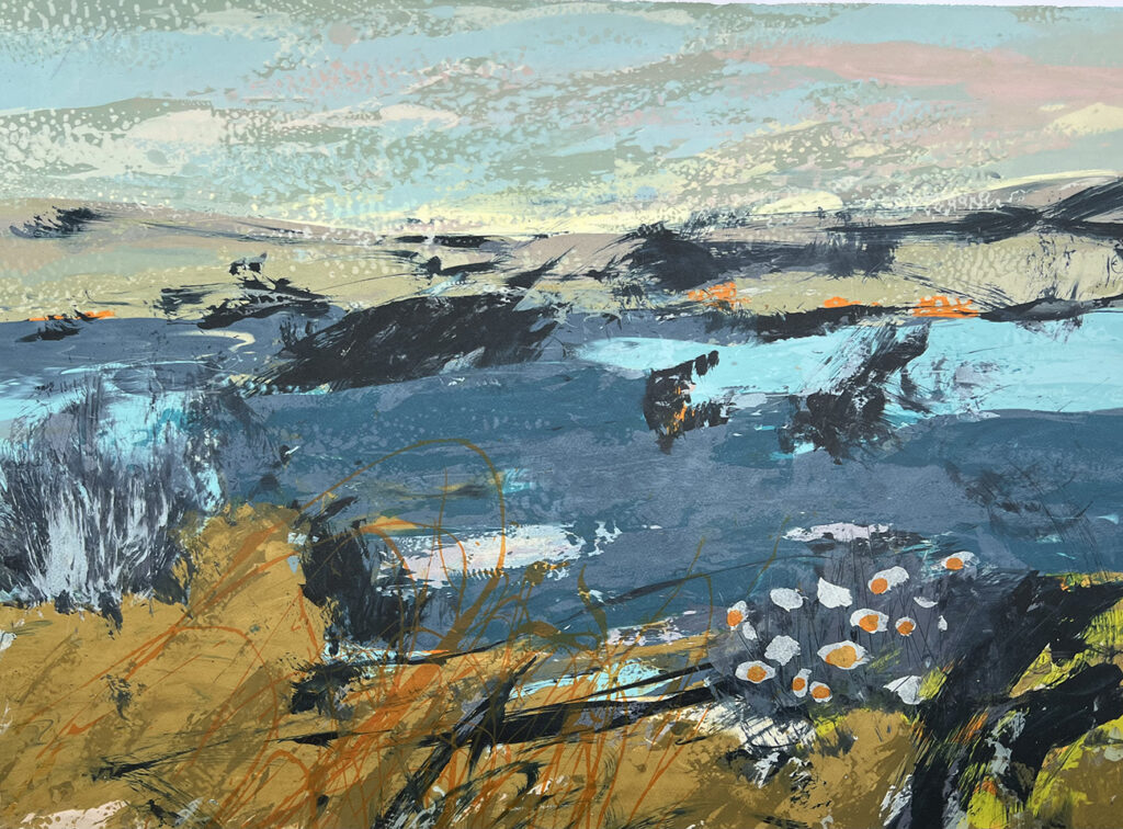 Steadfast Gail Mason Silkscreen Painting 56x76cm Available